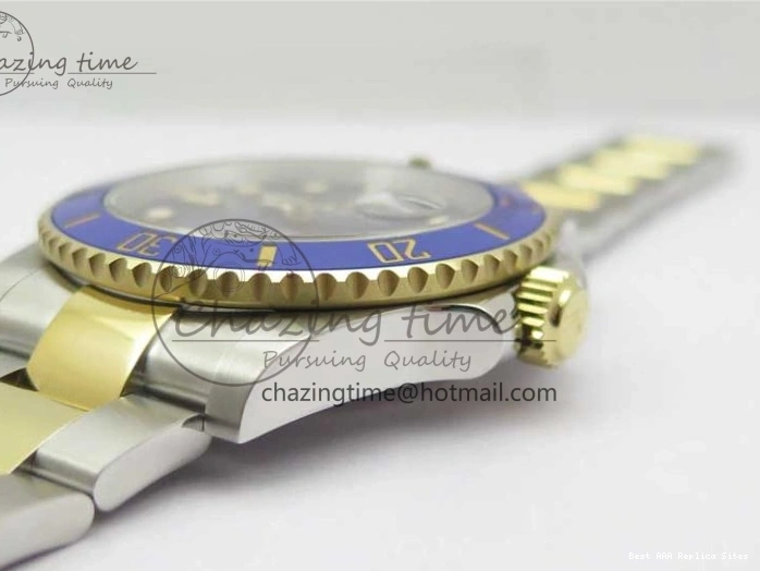 AAA Replica Watches HighQuality Edition Bracelet YG YG 2574 on Best Dial 41mm LB Blue SS Maker SS BP 126613 Submariner 0106